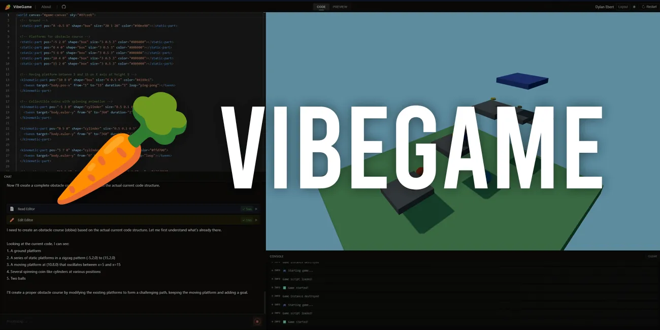 VibeGame: Explorând frontierele dezvoltării jocurilor prin „Vibe Coding”