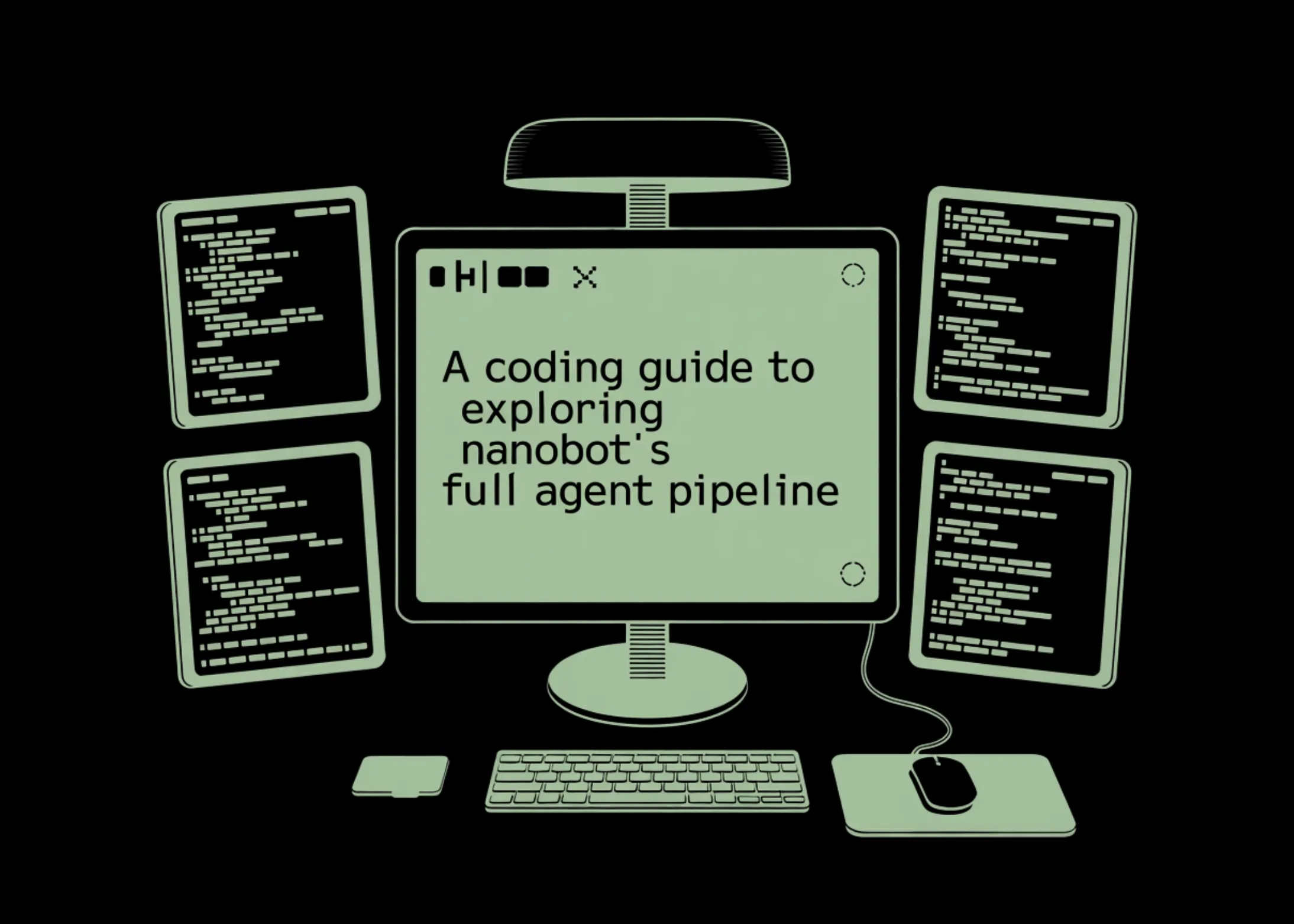 Ghid Complet de Programare pentru Explorarea Pipeline-ului de Agente Nanobot: De la Configurarea Instrumentelor și Memoriei până la Competențe, Subagenți și Programare Cron