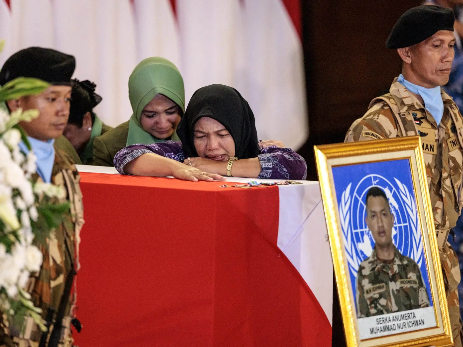 Indonesia primește corpurile pacifiștilor uciși în sudul Libanului: Trei soldați indonezieni și-au pierdut viața în timpul invaziei israeliene