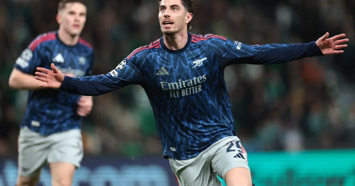 Arsenal o învinge pe Sporting cu un gol marcat în prelungiri de Havertz în sferturile Ligii Campionilor