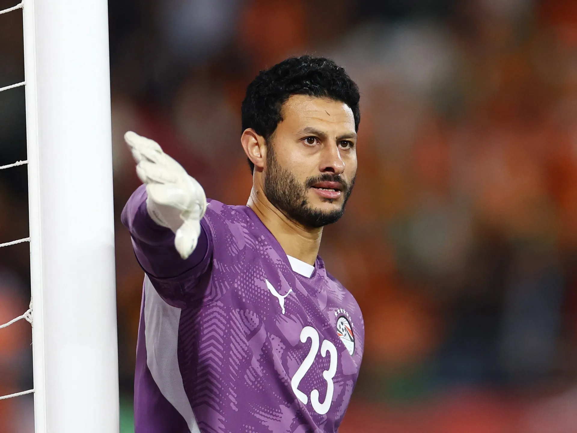Portarul egiptean El-Shenawy de la Al-Ahly, suspendat pentru patru meciuri după ce a lovit un arbitru