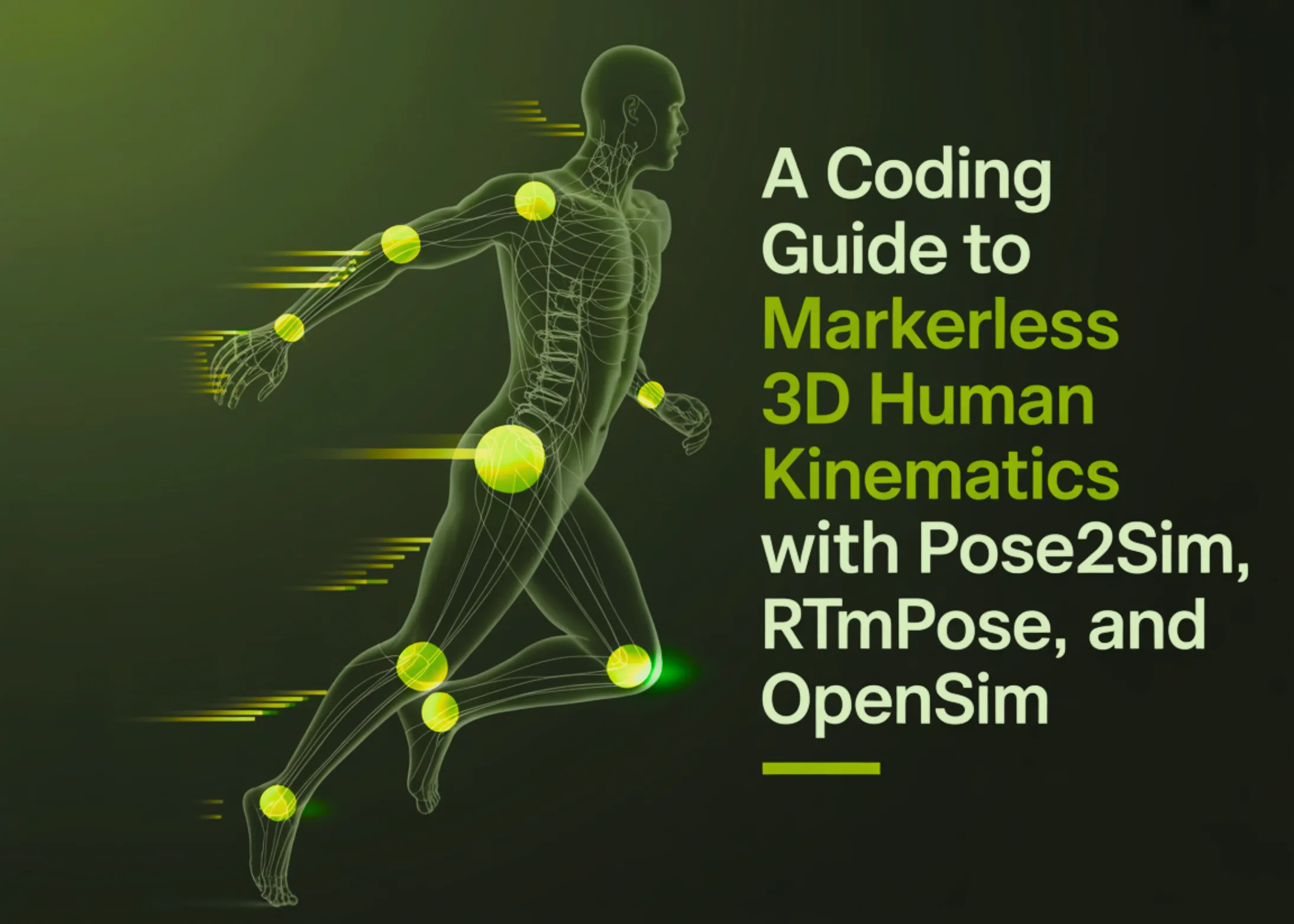 Ghid de Programare pentru Cinematica Umană 3D Fără Marcatori: Pose2Sim, RTMPose și OpenSim