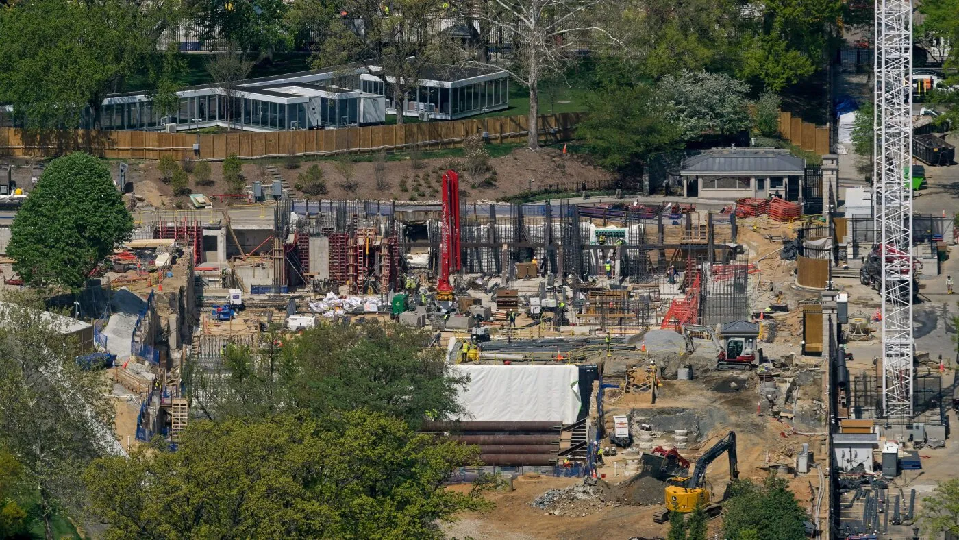 Curtea de Apel din Washington permite continuarea construcției sălii de bal de la Casa Albă până pe 17 aprilie