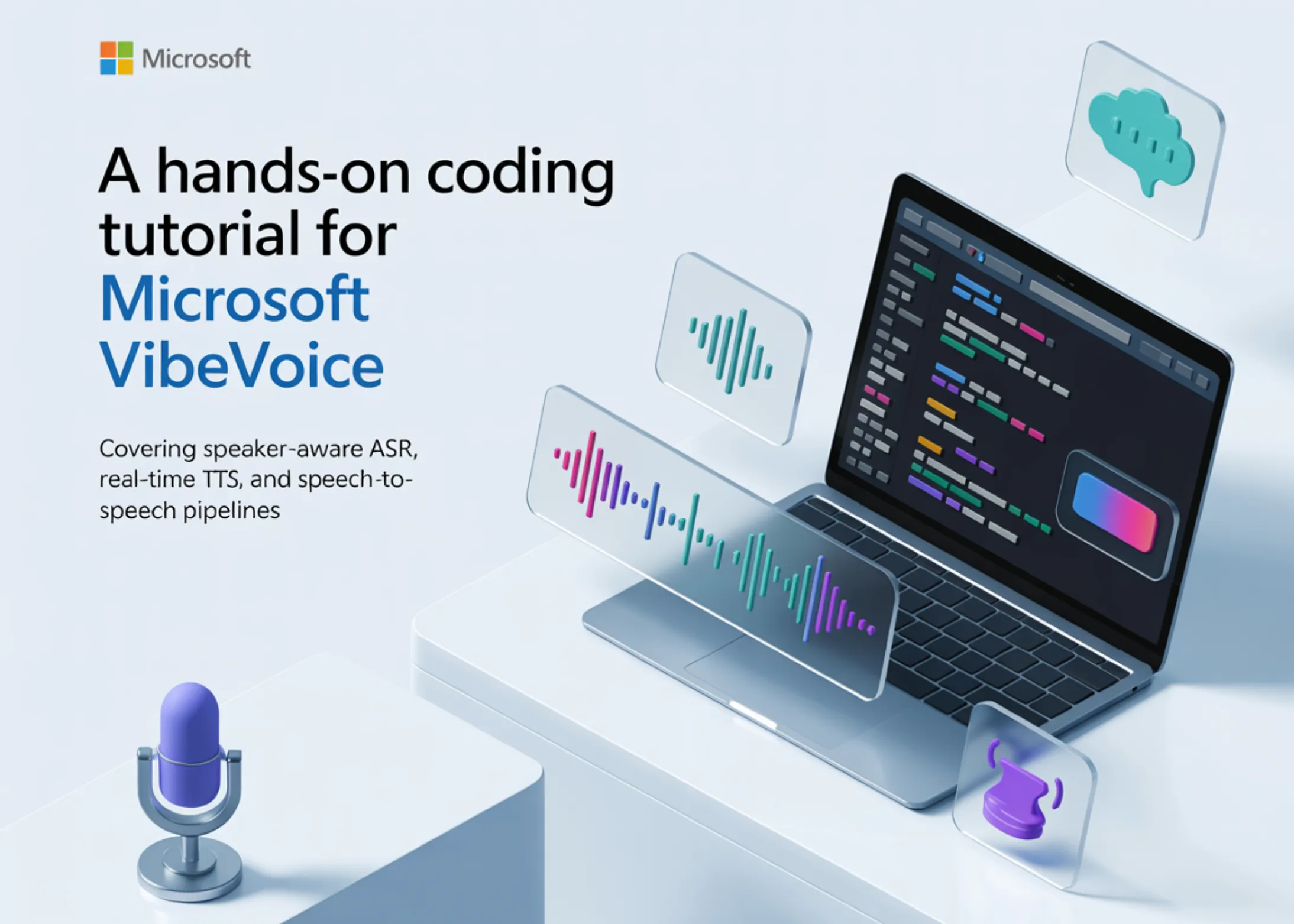 Tutorial Practic de Programare pentru Microsoft VibeVoice: ASR cu Detectare a Vorbitorului, TTS în Timp Real și Pipeline-uri Speech-to-Speech