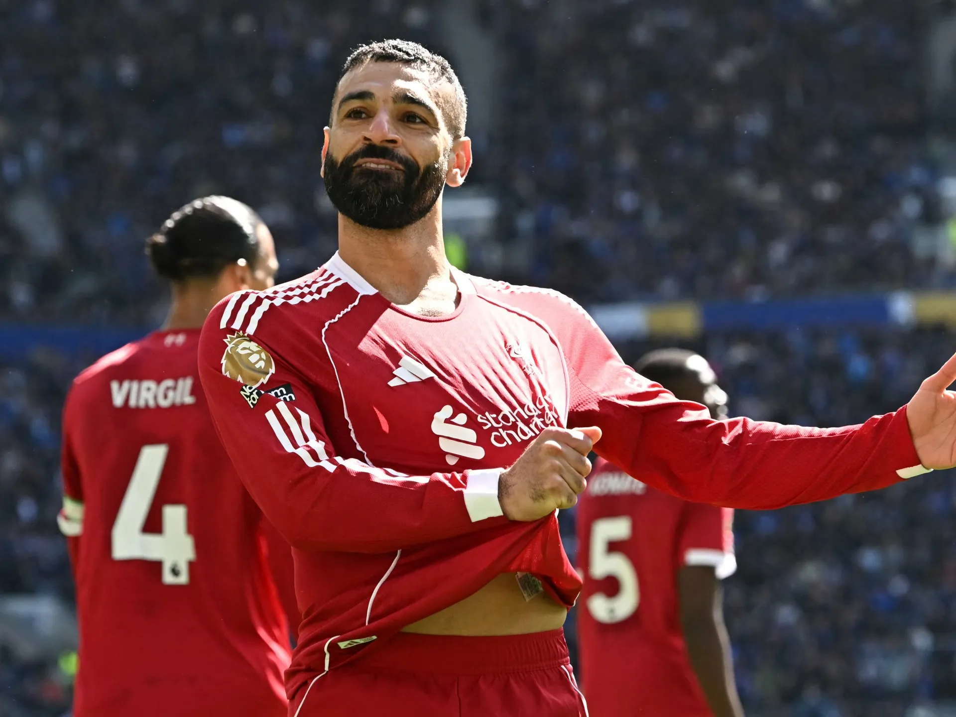Salah înscrie în derbiul Merseyside, iar Liverpool câștigă pentru a-și consolida speranțele europene