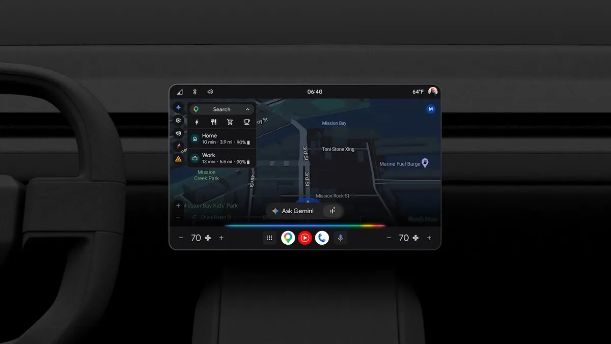 Asistentul AI Gemini de la Google ajunge pe drumuri în milioane de vehicule