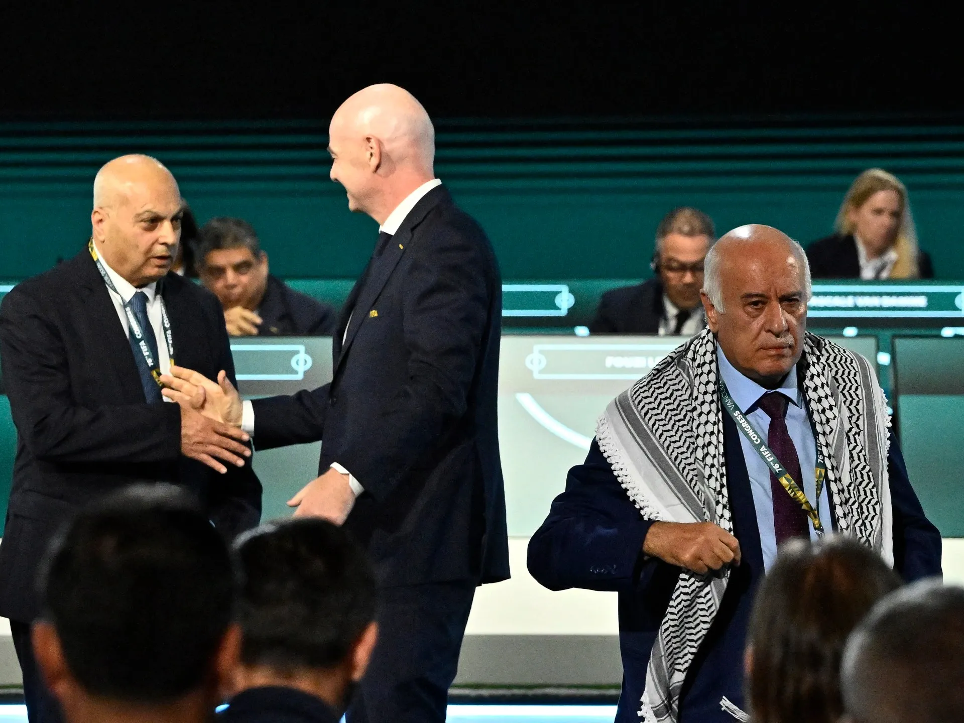 Șeful Federației Palestiniene de Fotbal refuză să stea lângă vicepreședintele israelian la Congresul FIFA