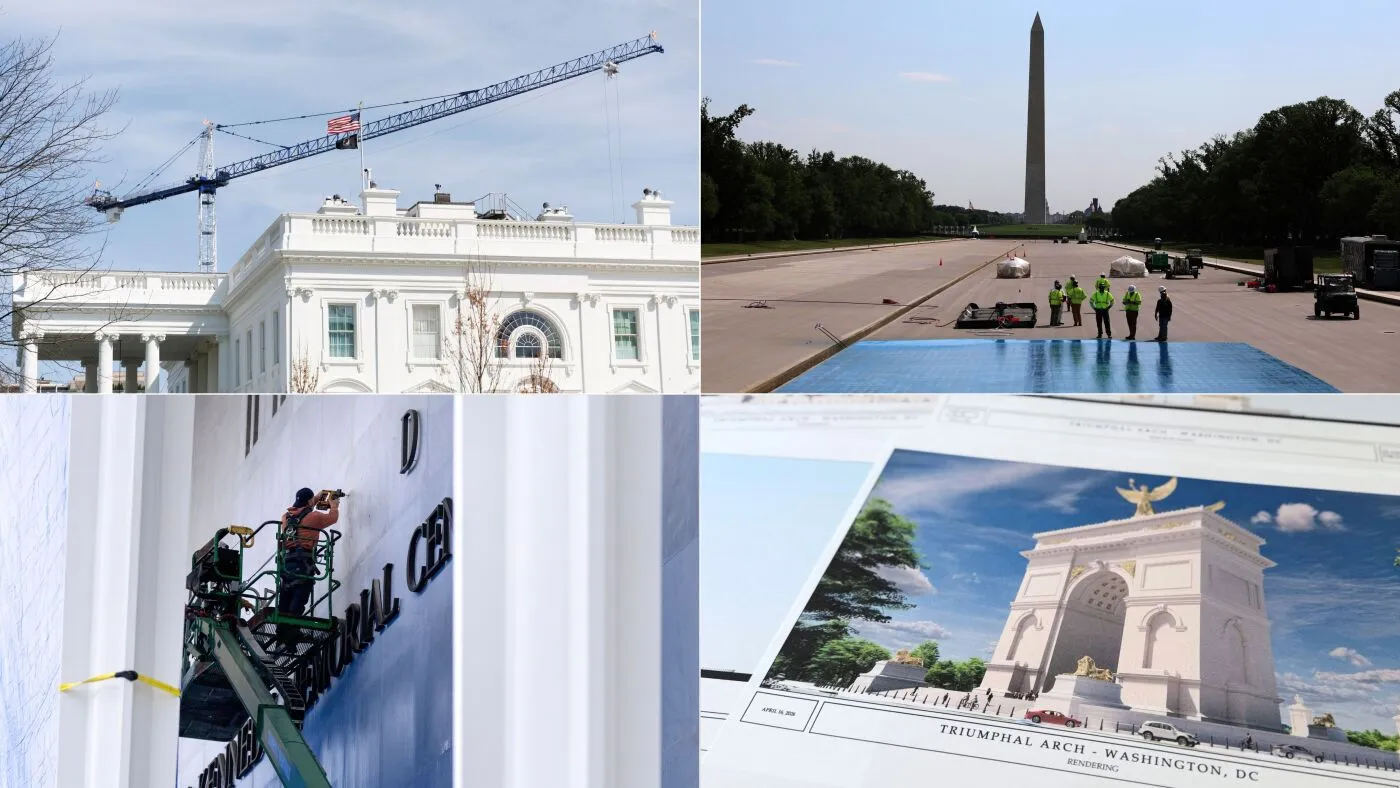 Cum vrea Trump să schimbe Washingtonul: de la clădiri și statui, la parcuri și terenuri de golf