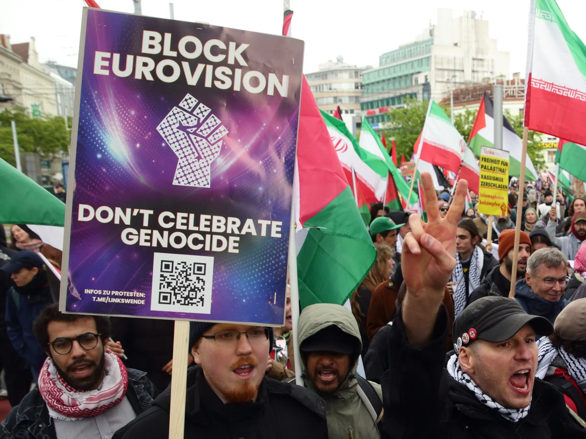 Proteste masive la finala Eurovision: cinci țări boicotează evenimentul din cauza participării Israelului