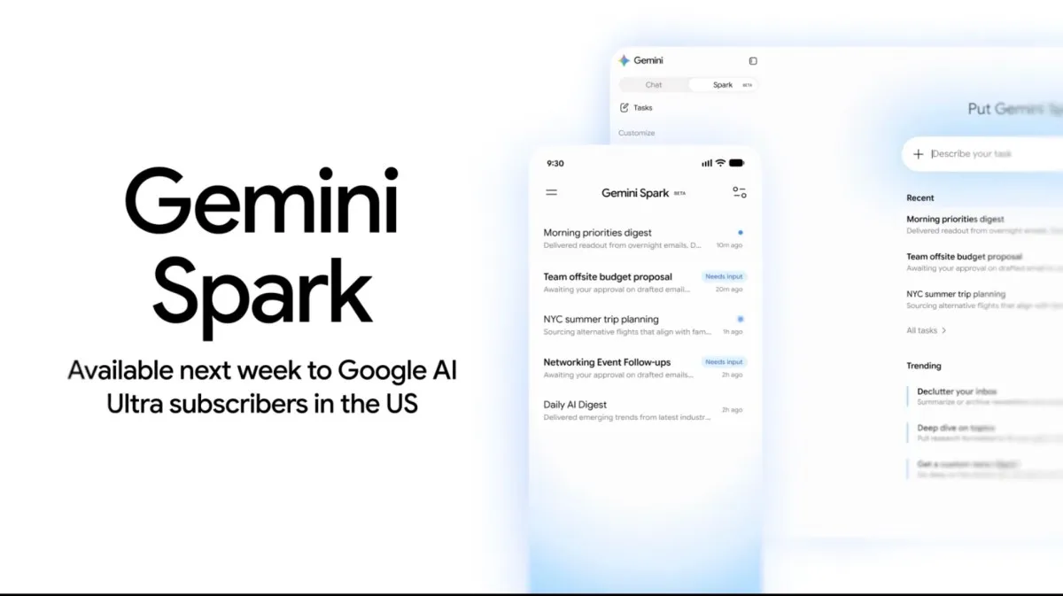 Google lansează Gemini Spark: un asistent AI agentic 24/7 cu integrare Gmail