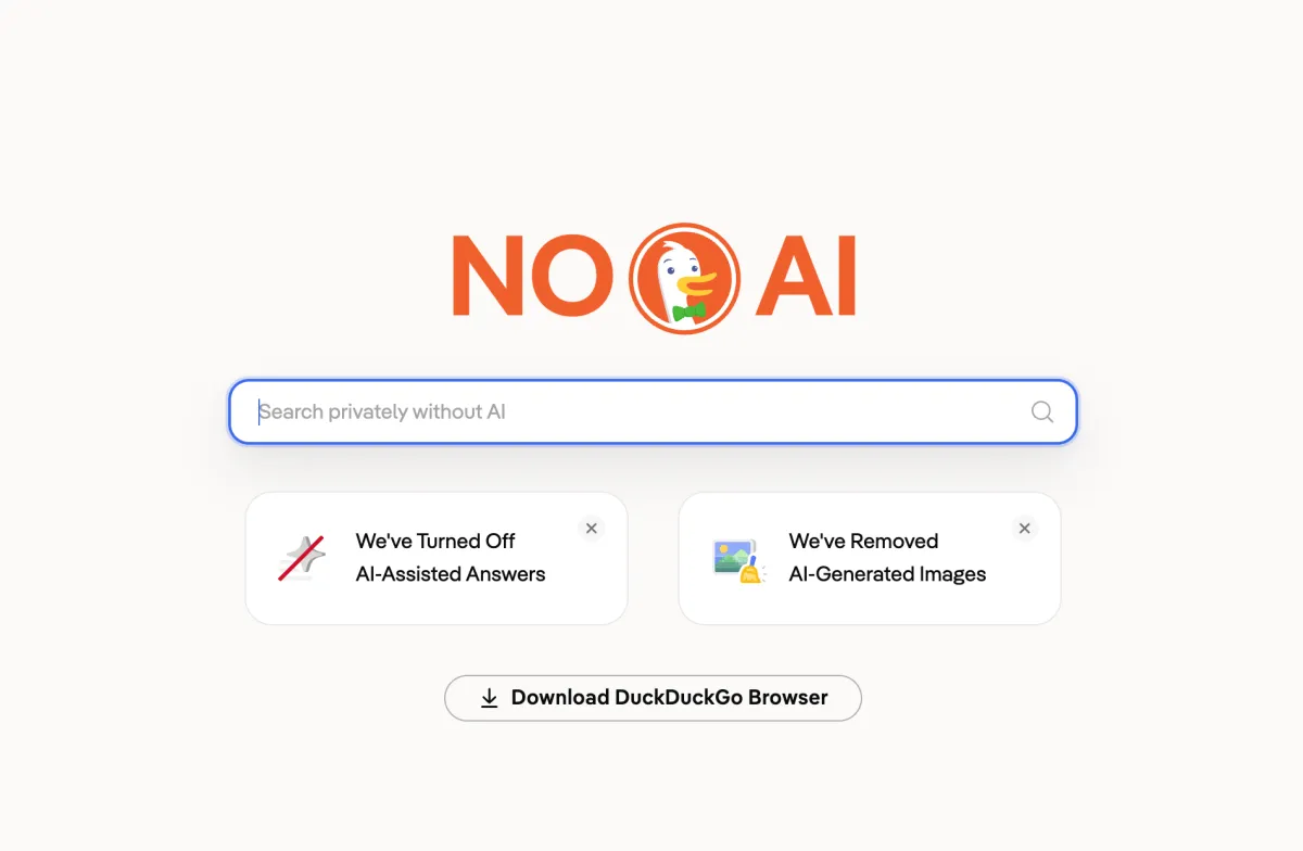 DuckDuckGo, în creștere cu 30%: utilizatorii refuză să fie „hrăniți forțat” cu AI-ul Google