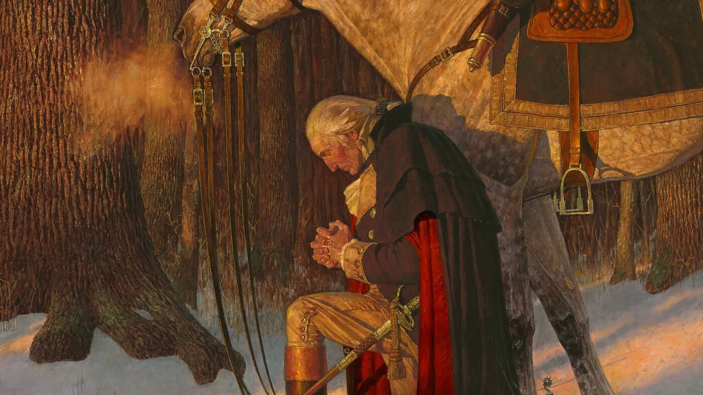 Conservatorii americani adoră acest tablou cu George Washington. Evenimentul pe care îl înfățișează s-ar putea să nu fi avut loc niciodată