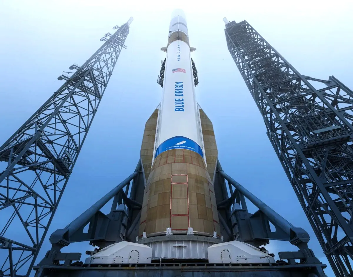 Racheta New Glenn a celor de la Blue Origin explodează în timpul testelor din Florida