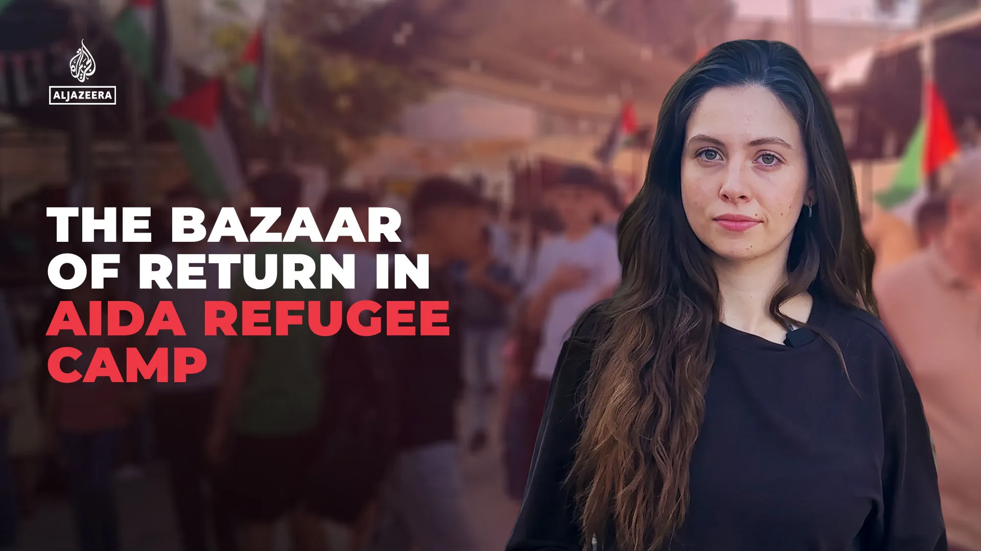 Bazarul Întoarcerii din Tabăra de Refugiați Aida