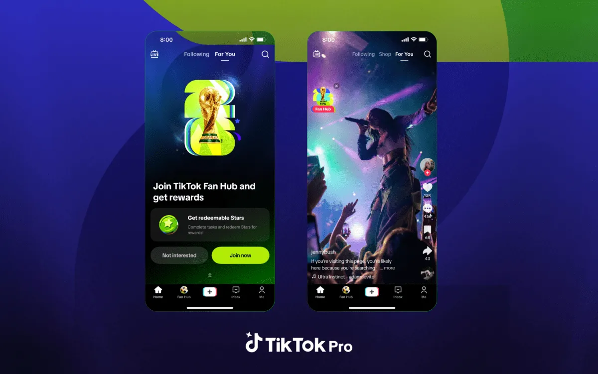 TikTok lansează TikTok Pro Events: o aplicație dedicată momentelor culturale globale, precum Cupa Mondială FIFA