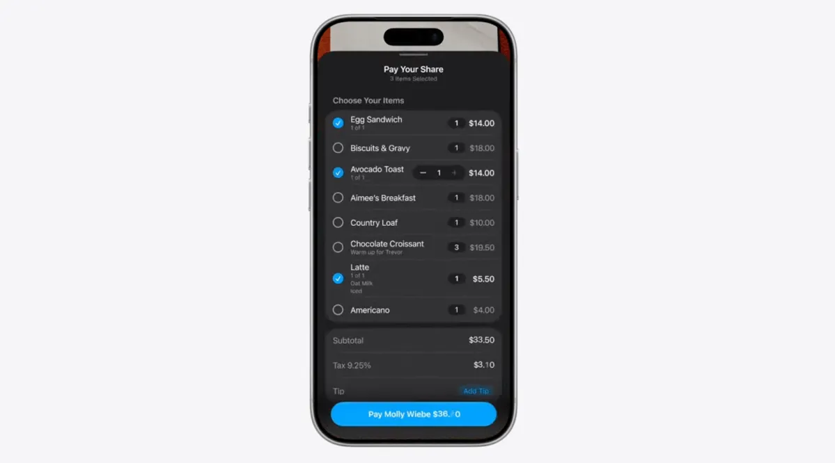 Apple rezolvă durerea de cap a împărțirii notei de plată cu noua funcție Siri în Camera