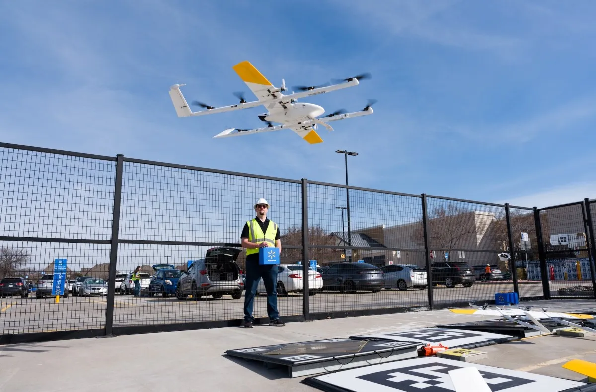 Livrarea cu drone Wing nu mai este o noutate