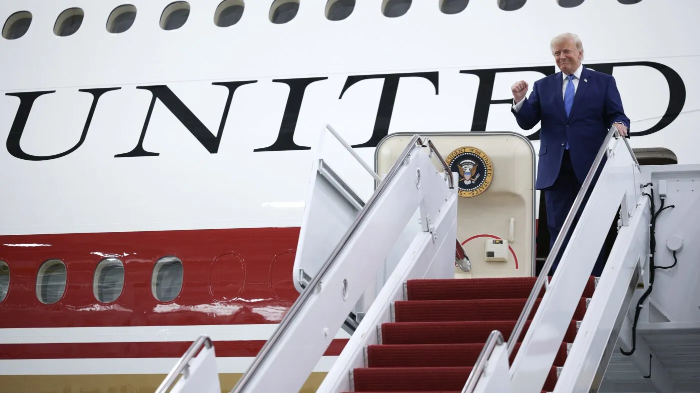 Avionul prezidențial Air Force One, cadou din Qatar pentru Trump, a sosit la Baza Andrews