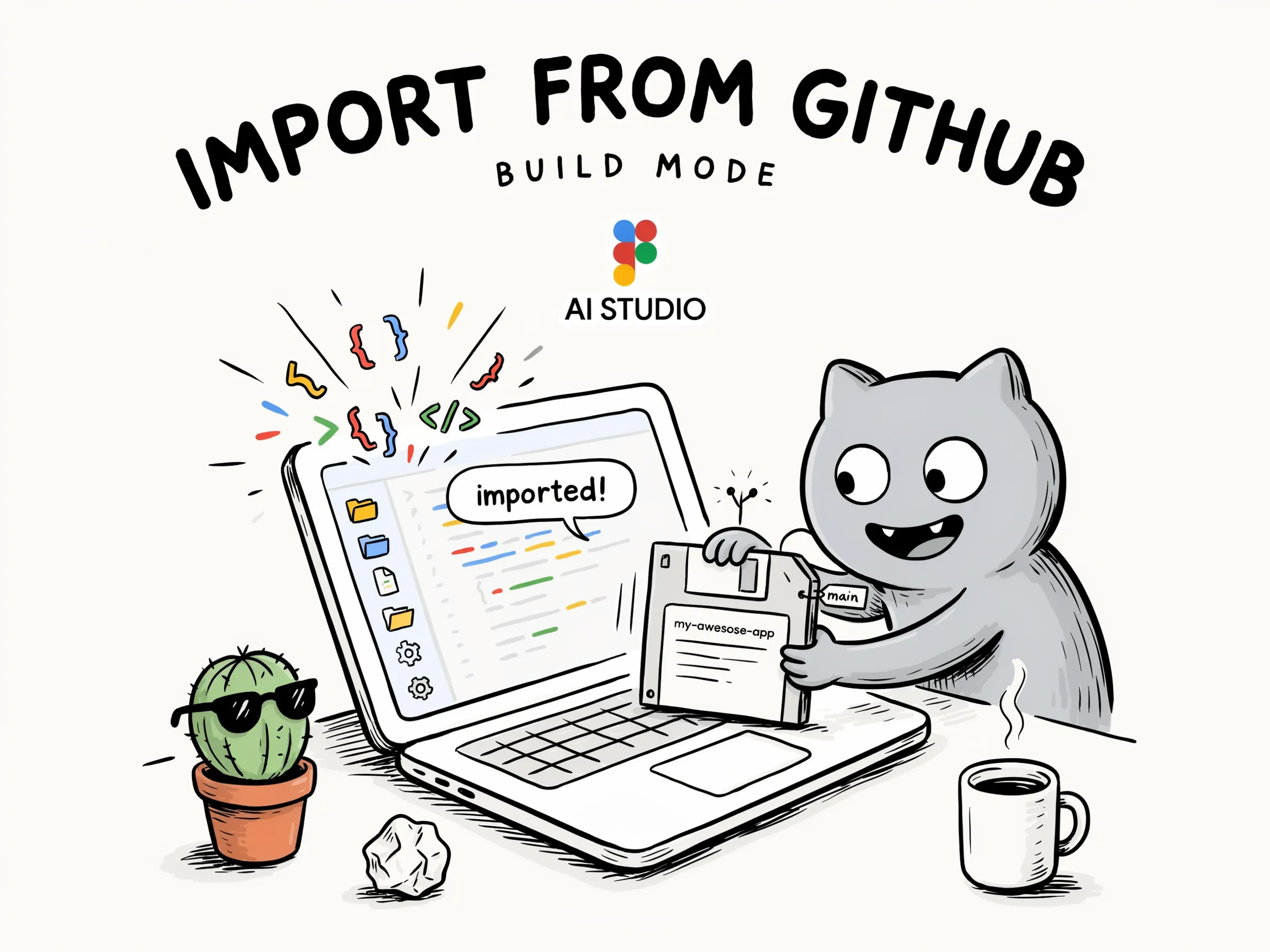 Google AI Studio adaugă importul din GitHub pentru a construi aplicații implementabile