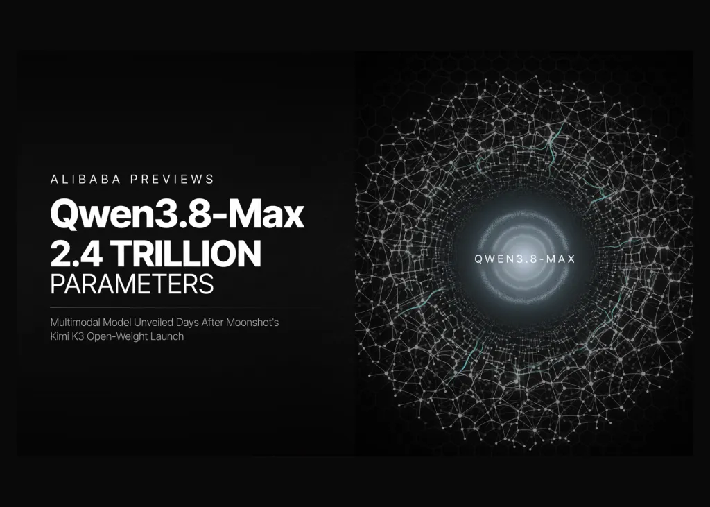 Alibaba prezintă Qwen3.8-Max: un model multimodal cu 2,4 trilioane de parametri, la câteva zile după lansarea Kimi K3 de la Moonshot