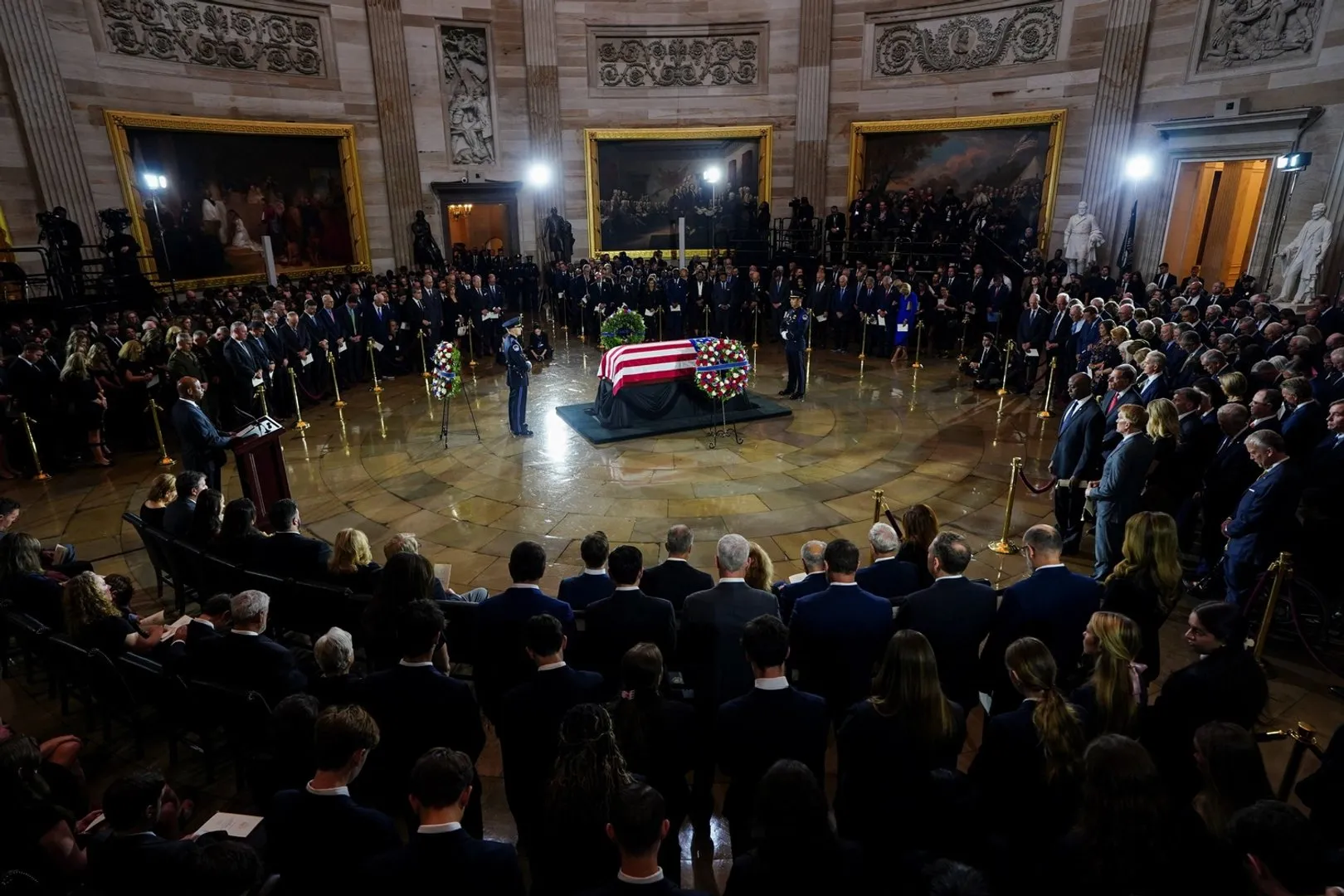 Omagiu adus lui Lindsey Graham la ceremonia de la Capitoliu