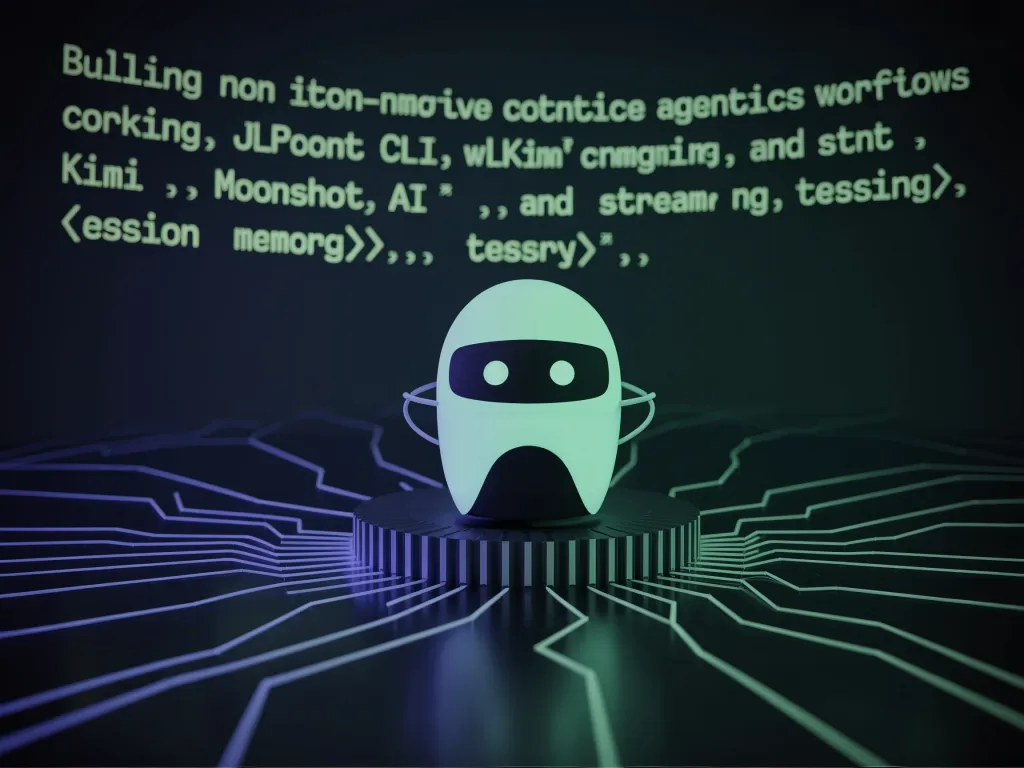 Construirea fluxurilor de lucru agentice neinteractive cu Kimi CLI de la Moonshot AI, streaming JSONL, testare și memorie de sesiune