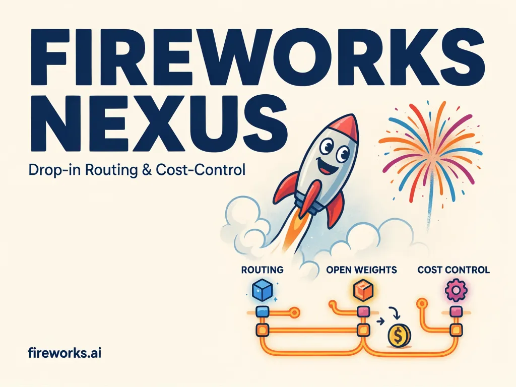 Fireworks AI lansează Nexus: stratul de rutare și control al costurilor care mută munca de codare de rutină către modele cu greutăți deschise