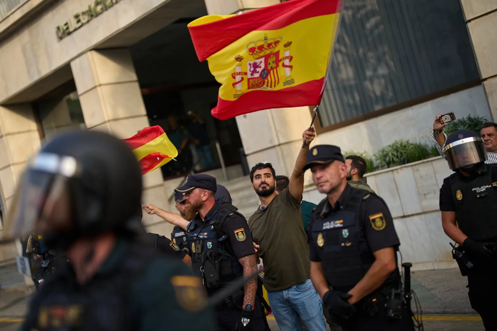 Locuitorii din Ceuta au blocat un miting de extremă-dreaptă împotriva migranților