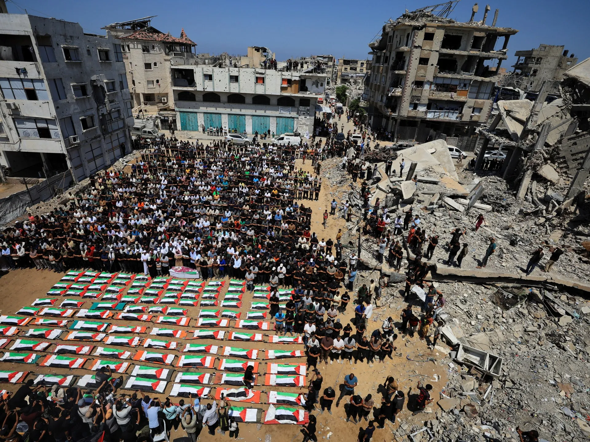 Gaza: 112 victime ale atacului israelian din 2023, îngropate într-o înmormântare masivă