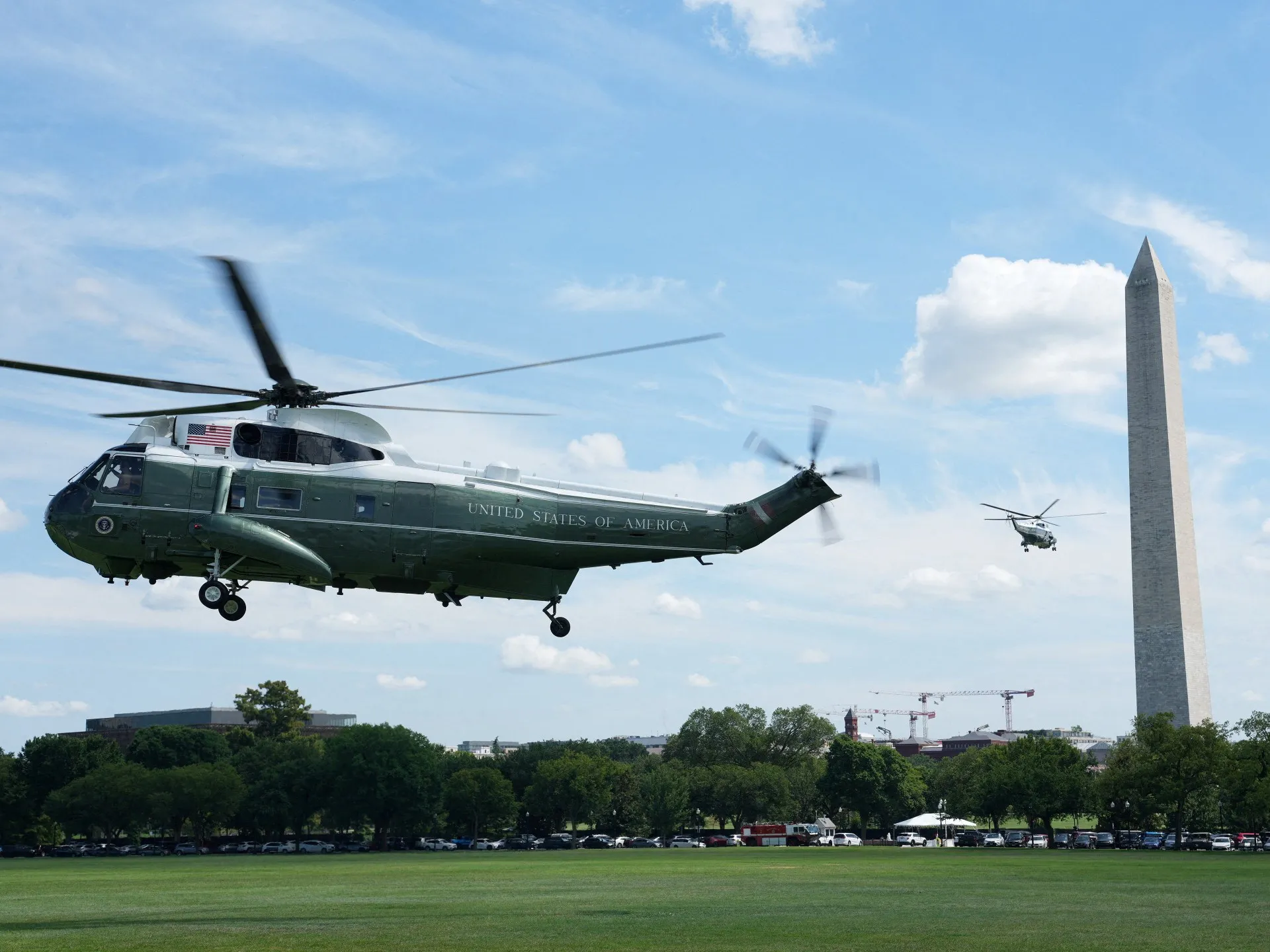 Incident aerian la Washington: elicopterul Marine One al lui Trump s-a apropiat periculos de un avion de pasageri