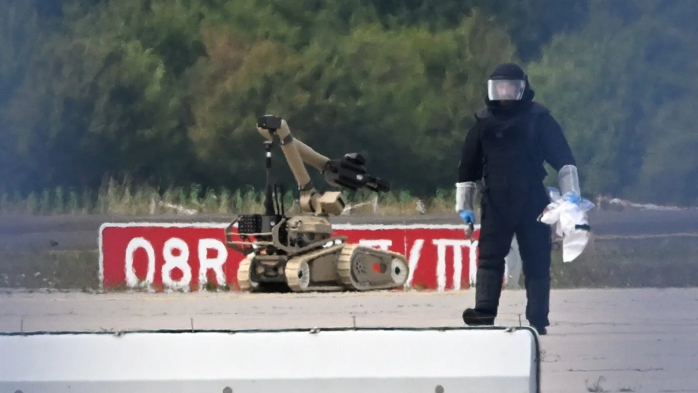 Dronă încărcată cu explozivi descoperită la un aeroport din Germania: oficialii vorbesc despre o „nouă calitate” a amenințării