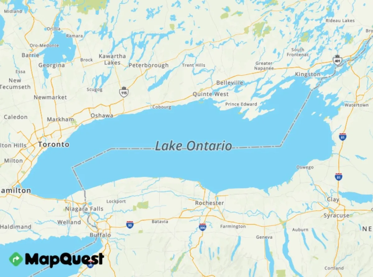 MapQuest refuză să redenumească Lacul Ontario și ajunge pe locul 1 în aplicațiile de navigație