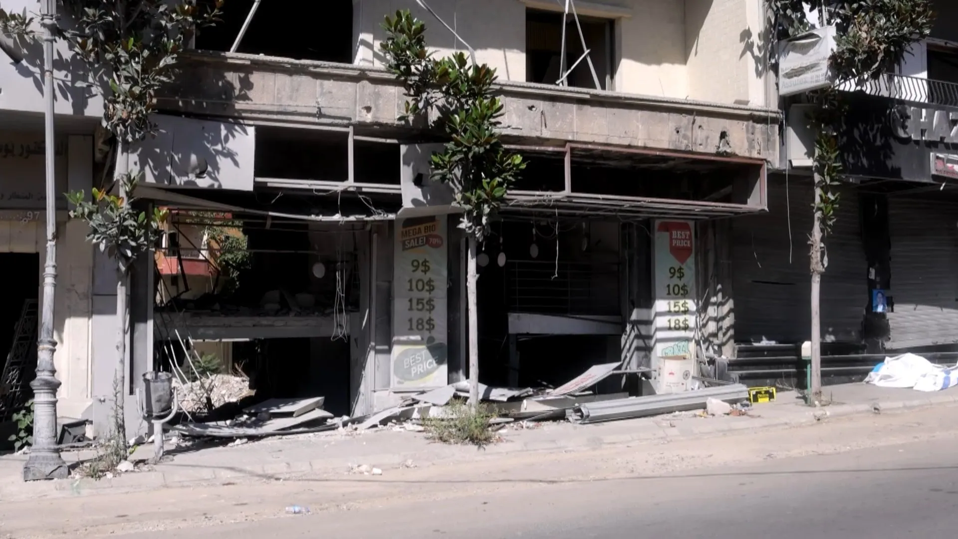 Focul israelian a transformat Nabatieh într-un oraș-fantomă: fostul centru economic al sudului Libanului, redus la ruine