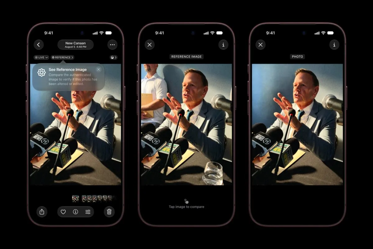 Apple introduce o metodă revoluționară pentru a dovedi că fotografiile tale iPhone nu sunt generate de AI