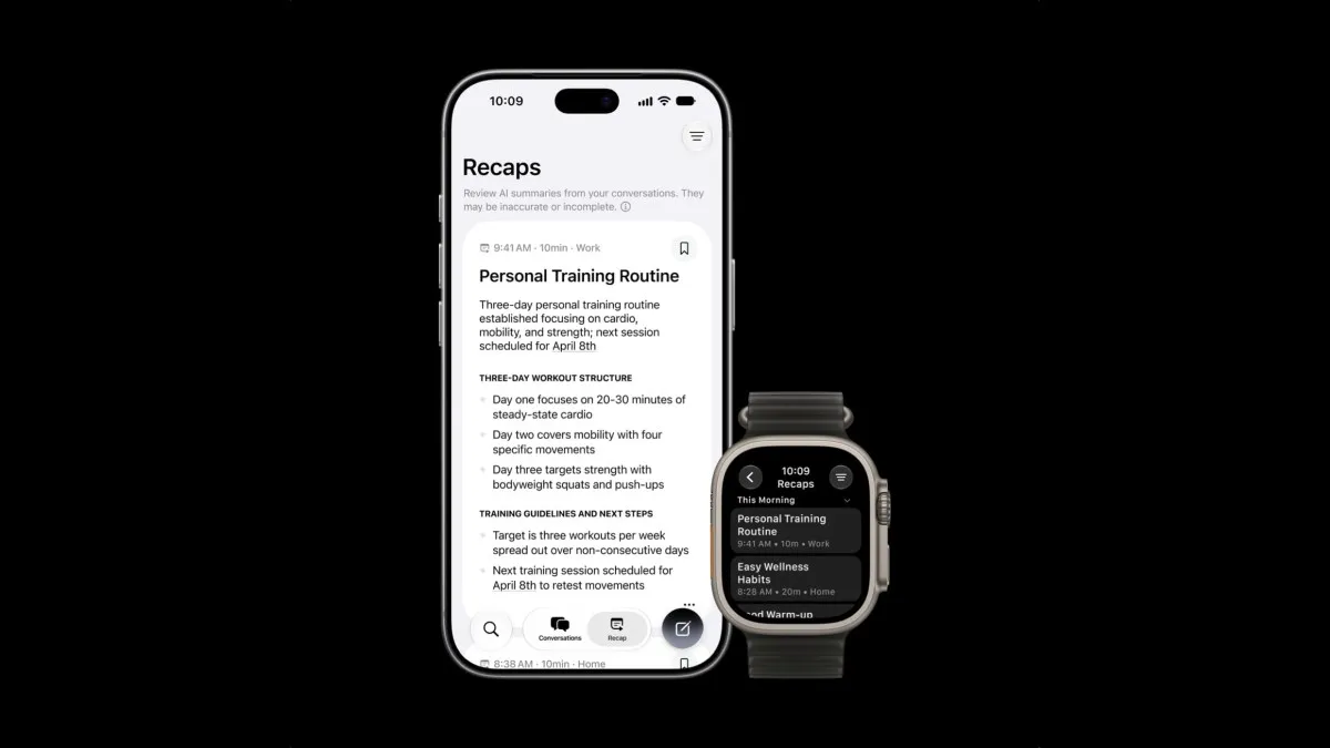 Apple Watch ascultă conversațiile tale și ți le rezumă: Siri Recap, noua funcție care stârnește controverse