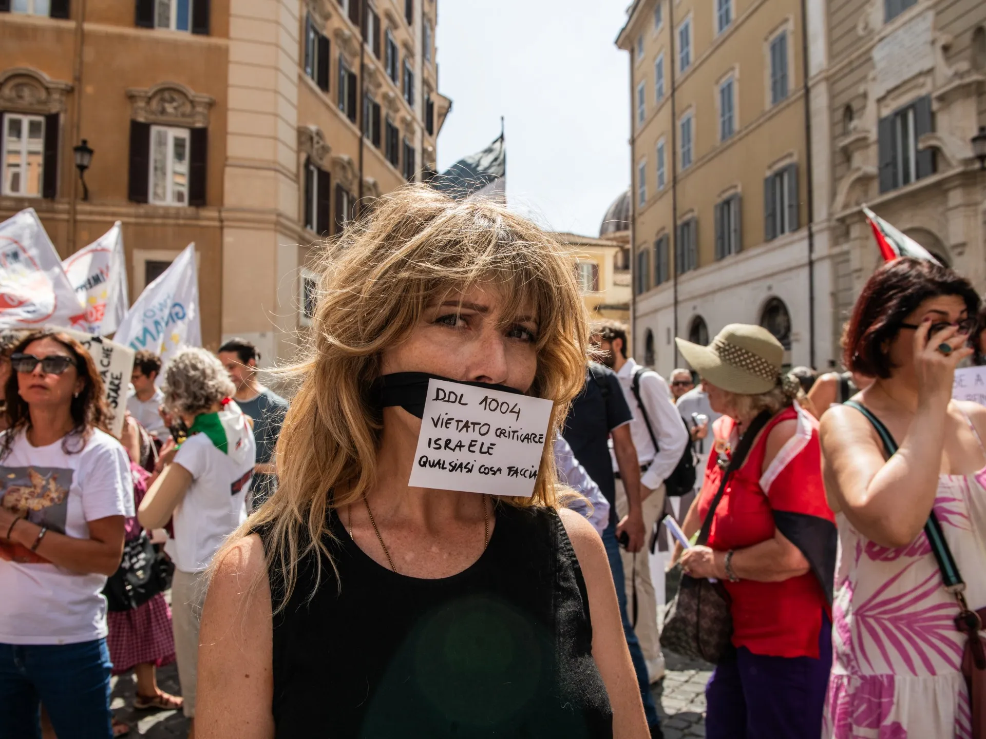 „Antisionismul nu este antisemitism”: Proteste la Roma împotriva proiectului de lege italian privind antisemitismul