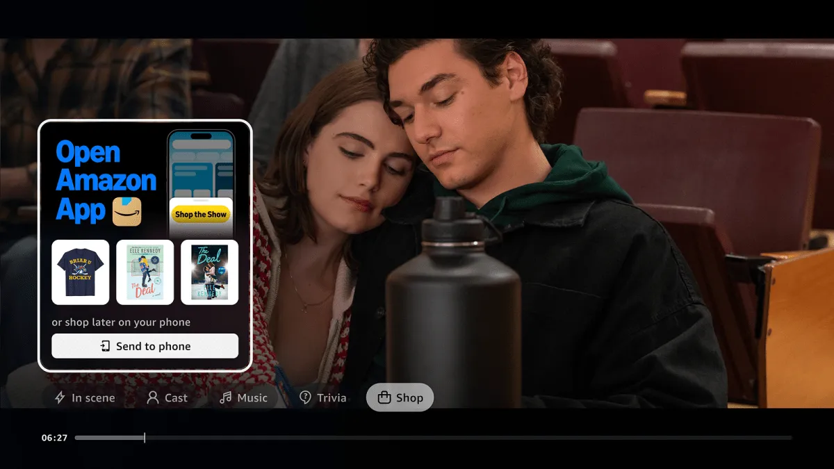 Amazon îți face mai ușor să cumperi exact ce vezi pe Prime Video