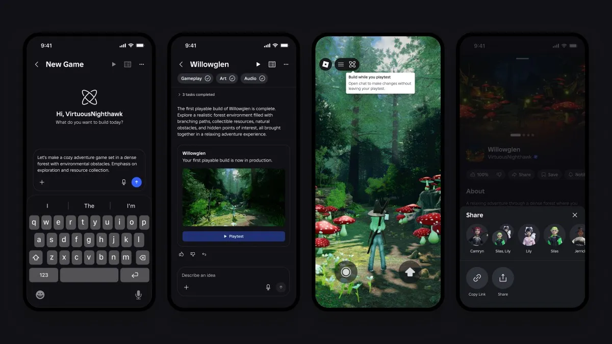 Roblox își extinde universul: Inteligența artificială pentru crearea de jocuri și accesul în afara platformei