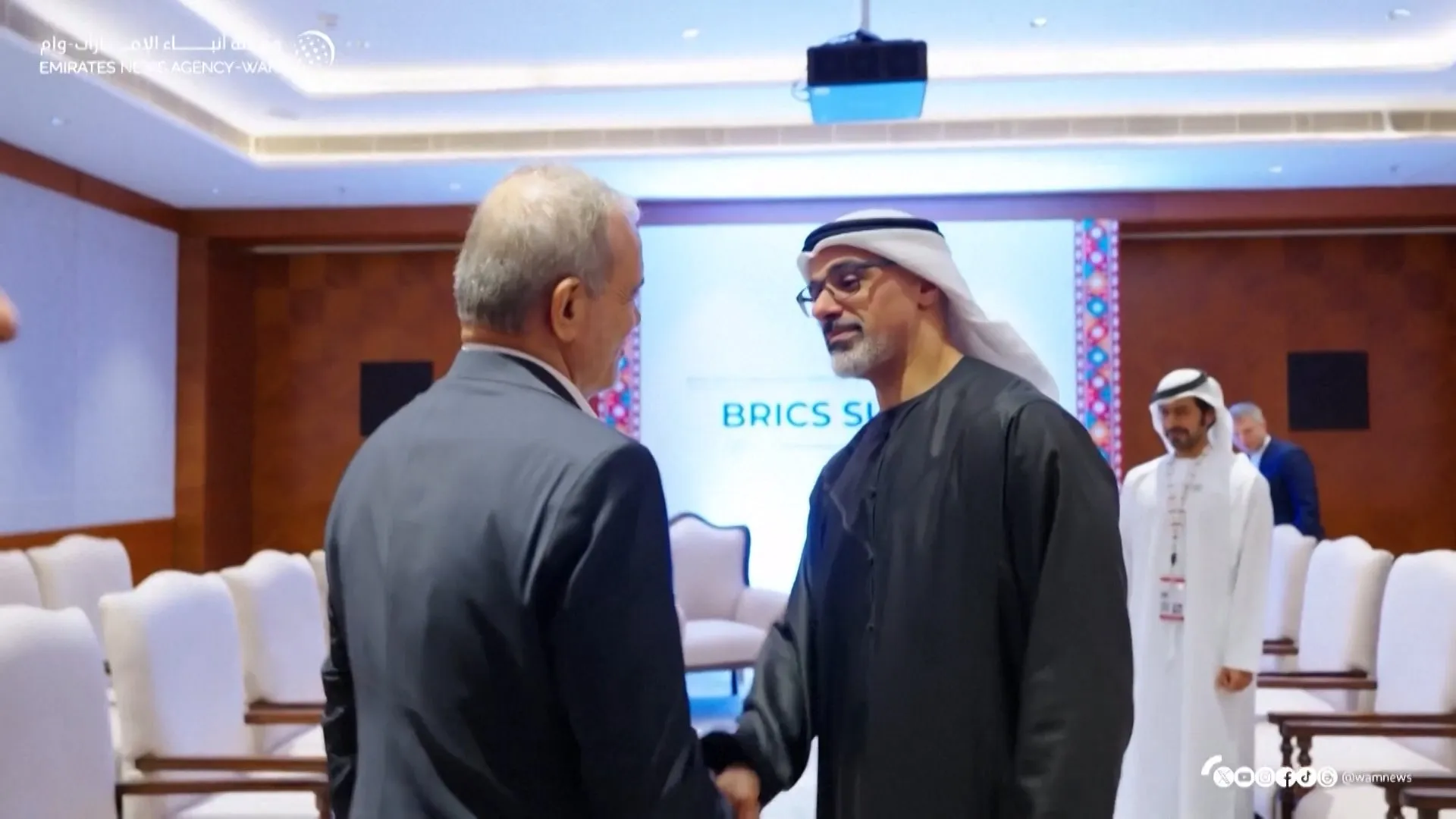 Primul contact direct la nivel înalt între Iran și EAU de la începutul conflictului: O fereastră de dialog la summitul BRICS din Kazan