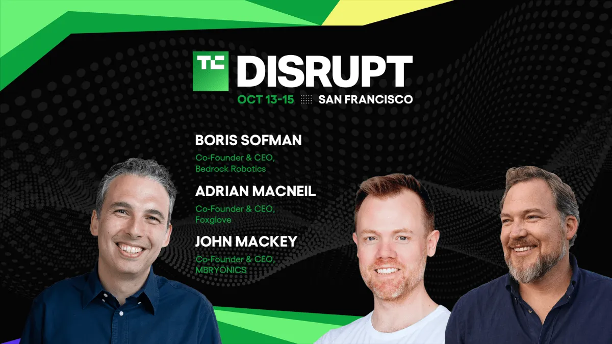 De la prototip la producție: cum să-ți duci startup-ul la următorul nivel la TechCrunch Disrupt 2026